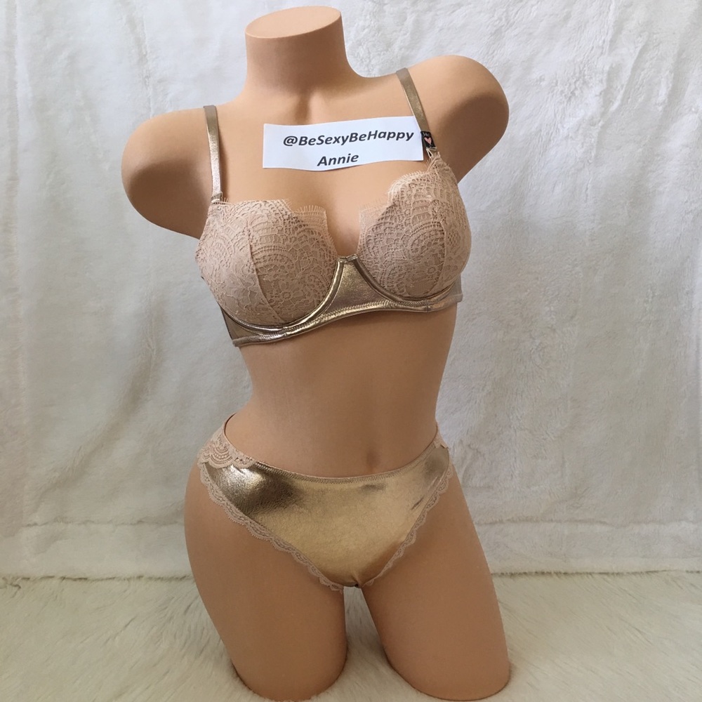 VS SET 34C/M DREAM ANGELS LINED DEMI BRA